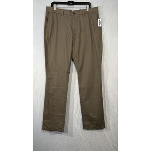 Old Navy Pants Mens 36x34 Tan Ultimate Straight Built-in Flex Chinos Trousers